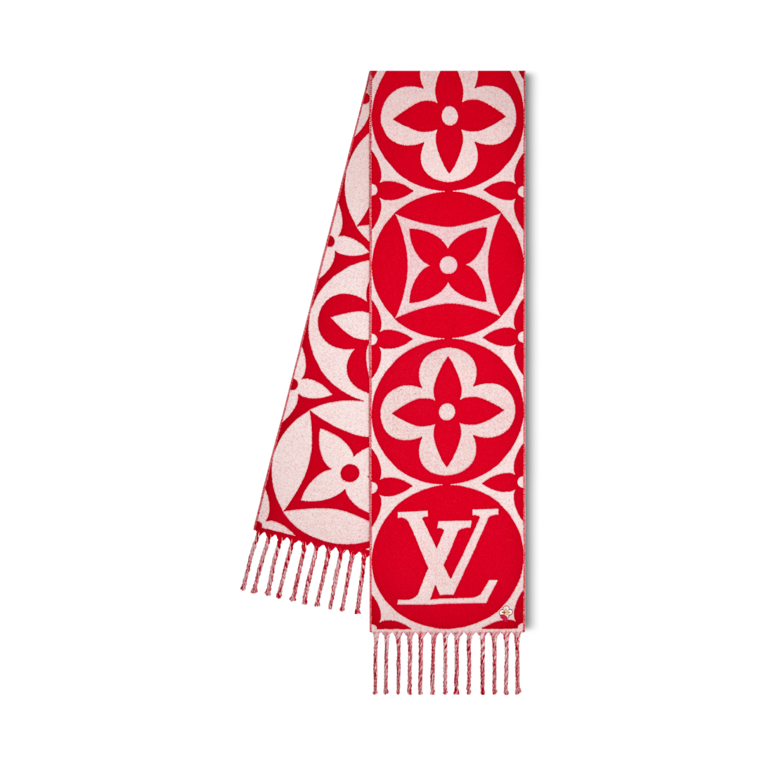 LOUIS VUITTON スカーフ 65cm×65cm Lunar New Year Vivienne Medallion Scarf S00 - Accessories | LOUIS